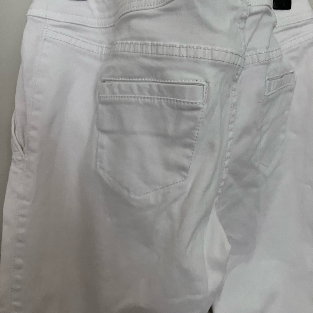 White Drawstring Pants - image 4